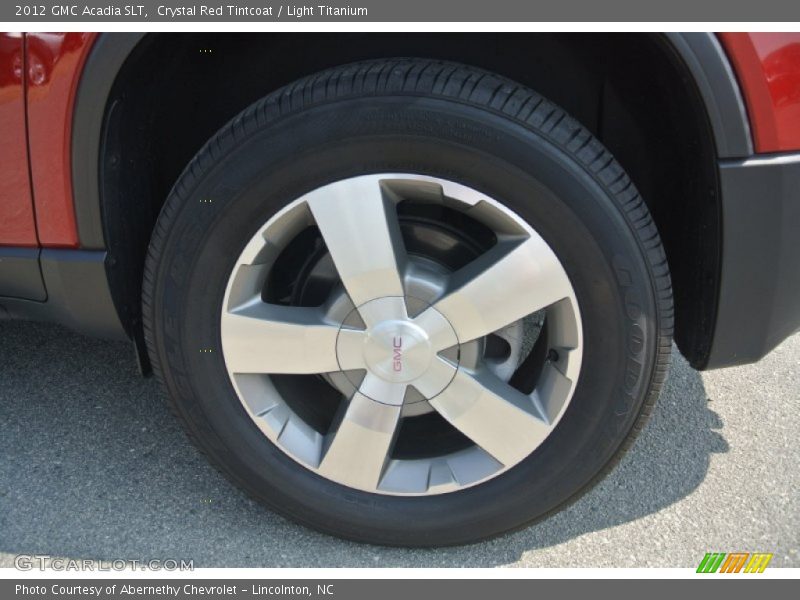 Crystal Red Tintcoat / Light Titanium 2012 GMC Acadia SLT