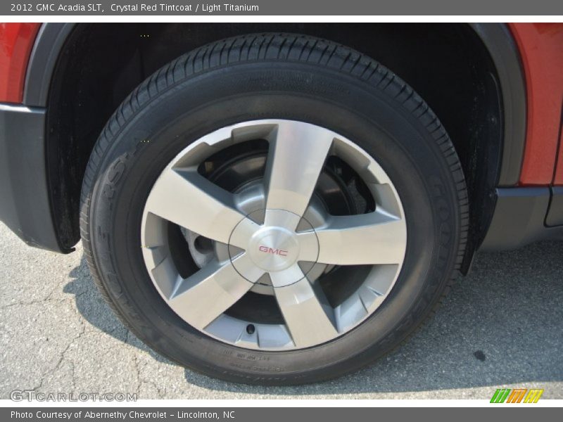Crystal Red Tintcoat / Light Titanium 2012 GMC Acadia SLT