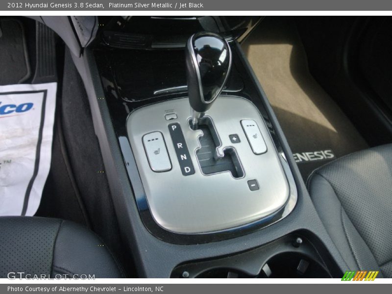 Platinum Silver Metallic / Jet Black 2012 Hyundai Genesis 3.8 Sedan