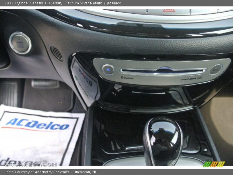 Platinum Silver Metallic / Jet Black 2012 Hyundai Genesis 3.8 Sedan