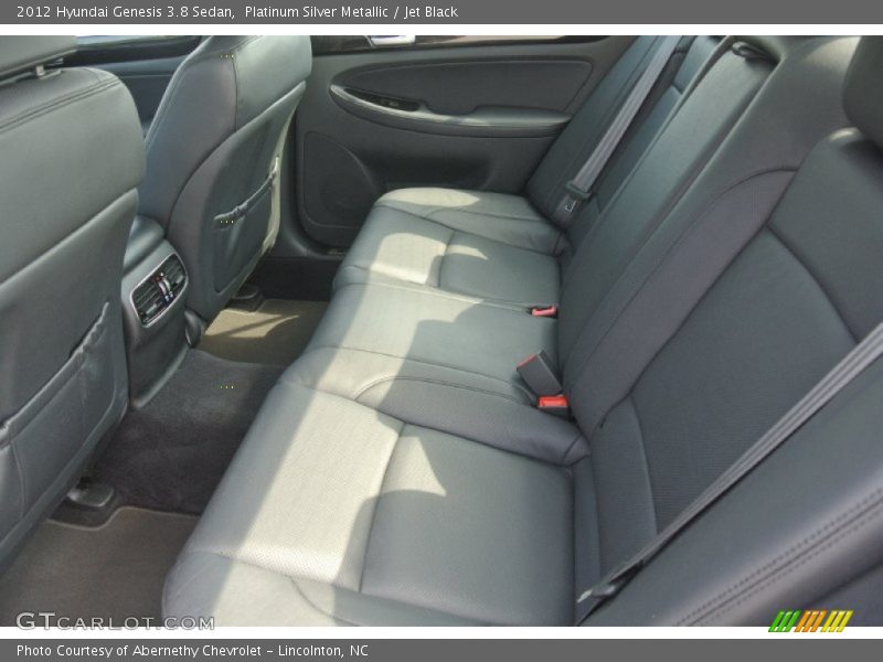 Platinum Silver Metallic / Jet Black 2012 Hyundai Genesis 3.8 Sedan