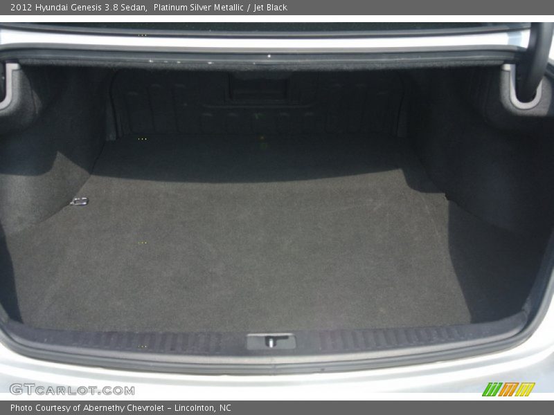 Platinum Silver Metallic / Jet Black 2012 Hyundai Genesis 3.8 Sedan