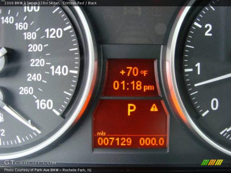 Crimson Red / Black 2009 BMW 3 Series 328xi Sedan