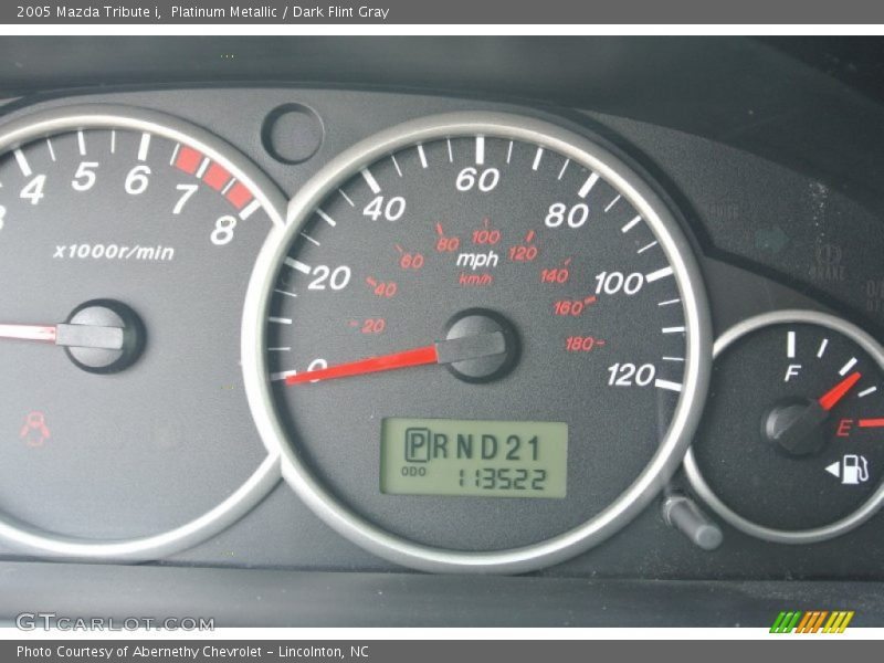 Platinum Metallic / Dark Flint Gray 2005 Mazda Tribute i