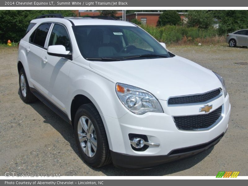 Summit White / Light Titanium/Jet Black 2014 Chevrolet Equinox LT