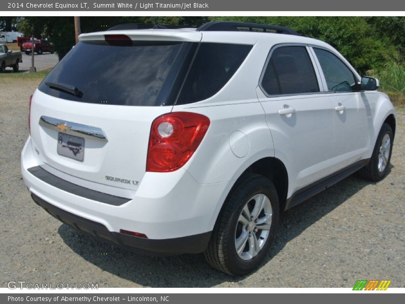 Summit White / Light Titanium/Jet Black 2014 Chevrolet Equinox LT