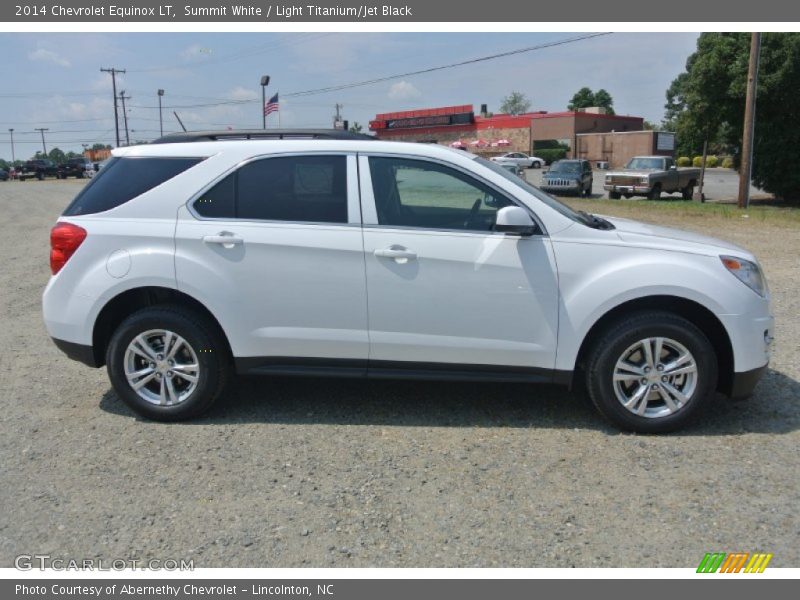 Summit White / Light Titanium/Jet Black 2014 Chevrolet Equinox LT