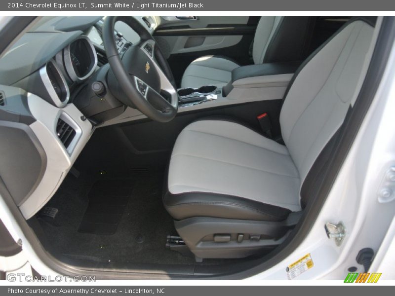 Summit White / Light Titanium/Jet Black 2014 Chevrolet Equinox LT