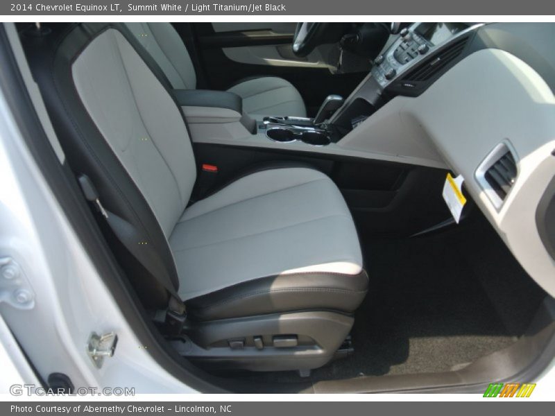 Summit White / Light Titanium/Jet Black 2014 Chevrolet Equinox LT