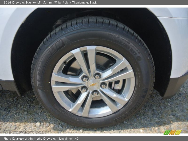 Summit White / Light Titanium/Jet Black 2014 Chevrolet Equinox LT