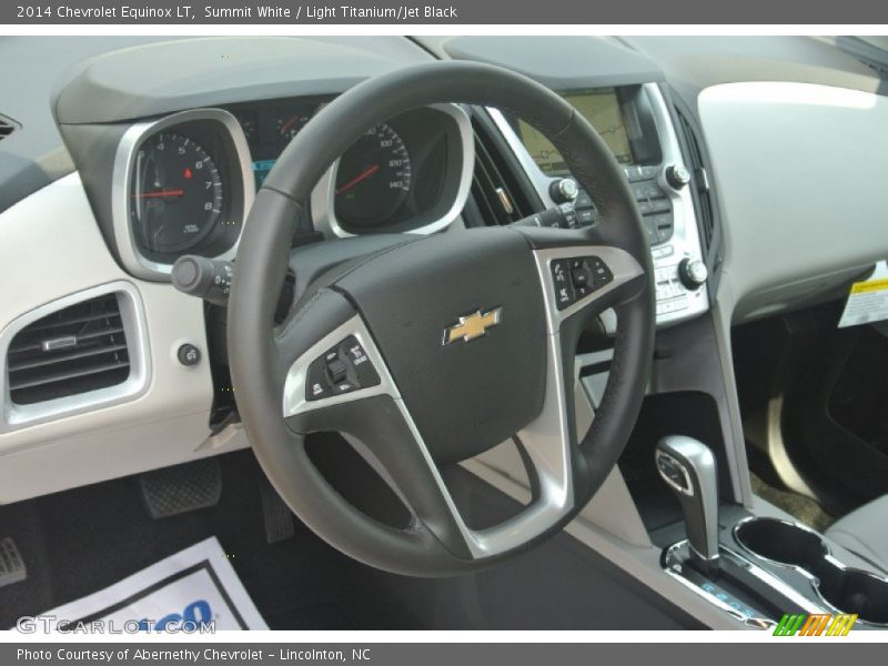 Summit White / Light Titanium/Jet Black 2014 Chevrolet Equinox LT