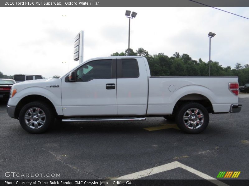 Oxford White / Tan 2010 Ford F150 XLT SuperCab