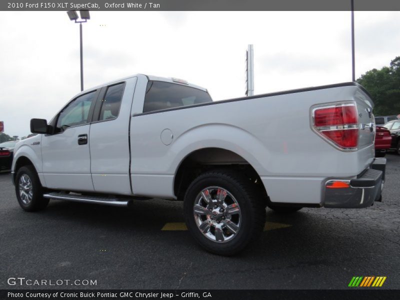 Oxford White / Tan 2010 Ford F150 XLT SuperCab