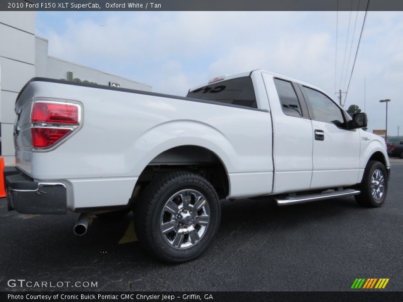 Oxford White / Tan 2010 Ford F150 XLT SuperCab