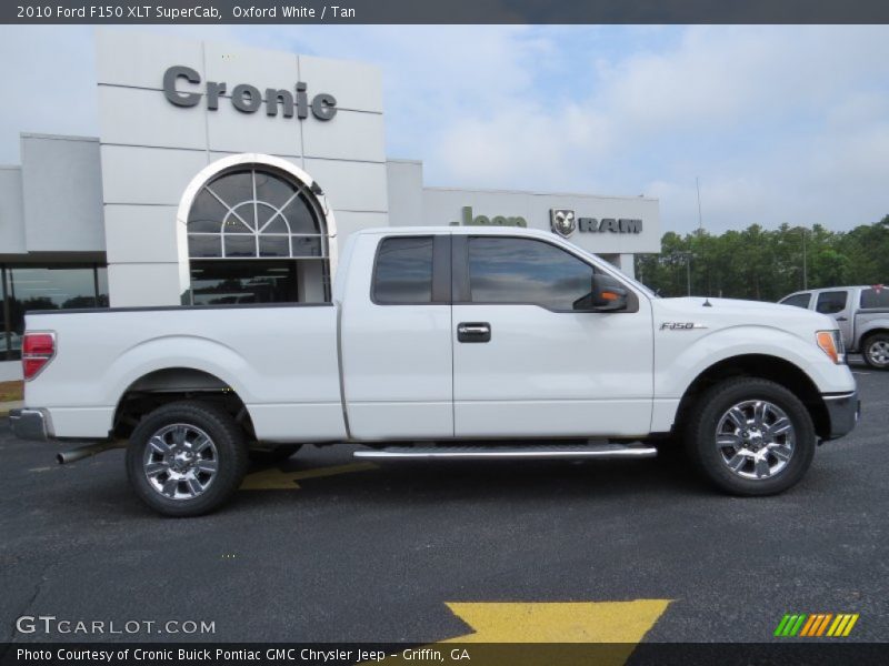 Oxford White / Tan 2010 Ford F150 XLT SuperCab