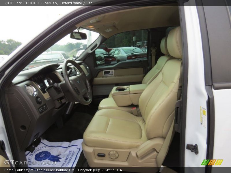 Oxford White / Tan 2010 Ford F150 XLT SuperCab