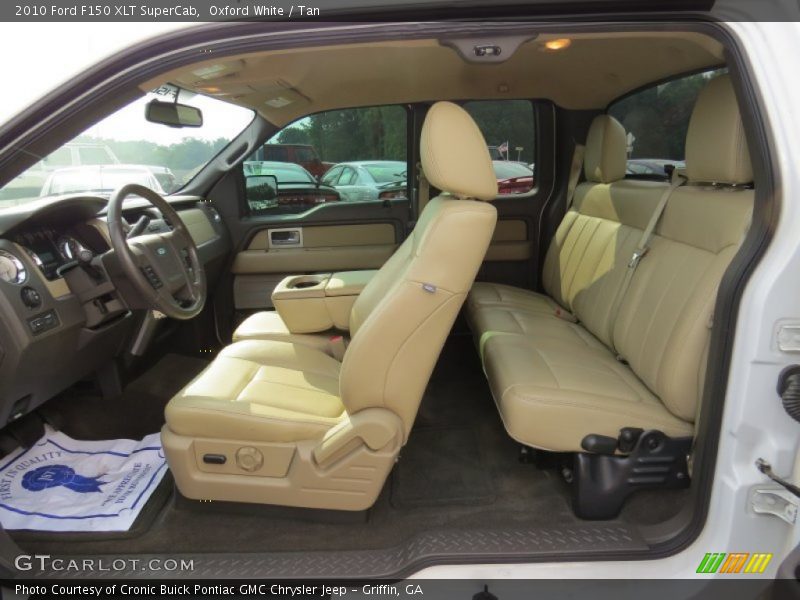 Oxford White / Tan 2010 Ford F150 XLT SuperCab