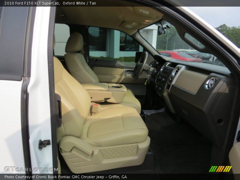 Oxford White / Tan 2010 Ford F150 XLT SuperCab