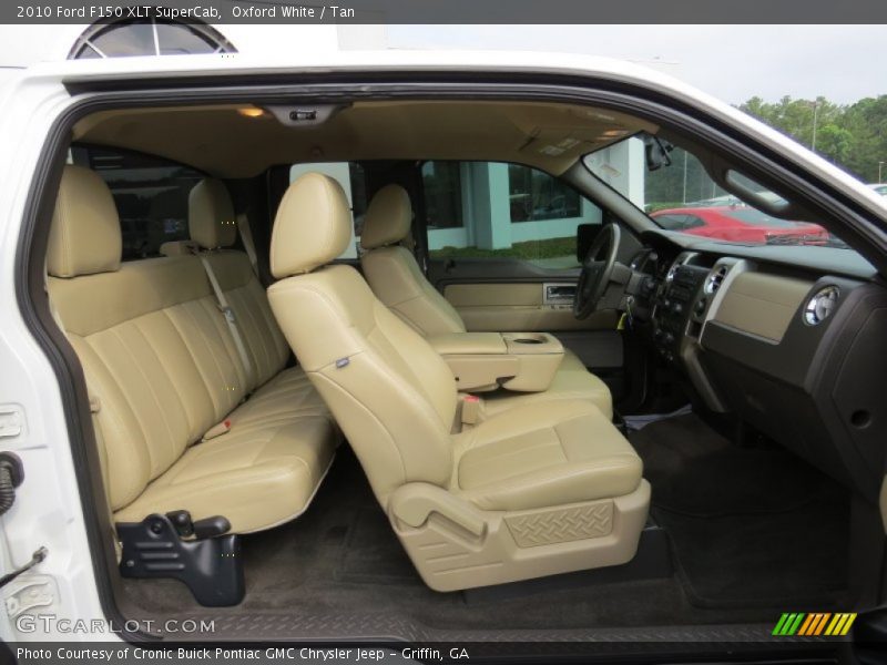 Oxford White / Tan 2010 Ford F150 XLT SuperCab
