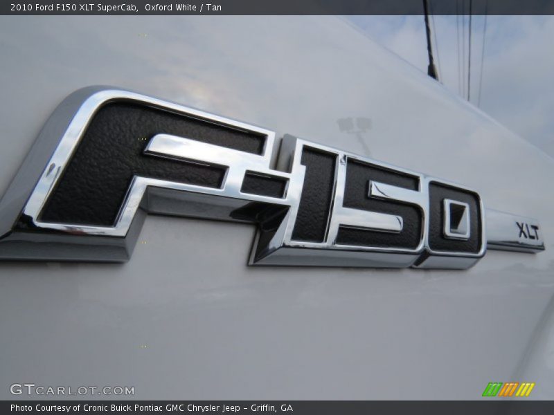 Oxford White / Tan 2010 Ford F150 XLT SuperCab