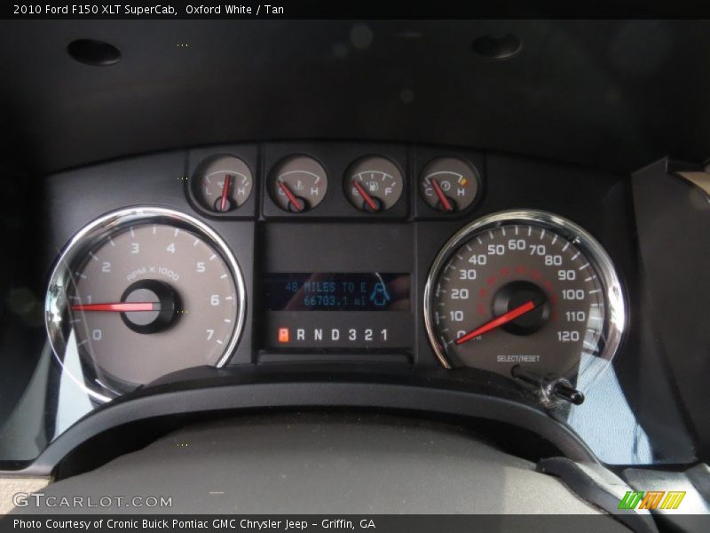 Oxford White / Tan 2010 Ford F150 XLT SuperCab