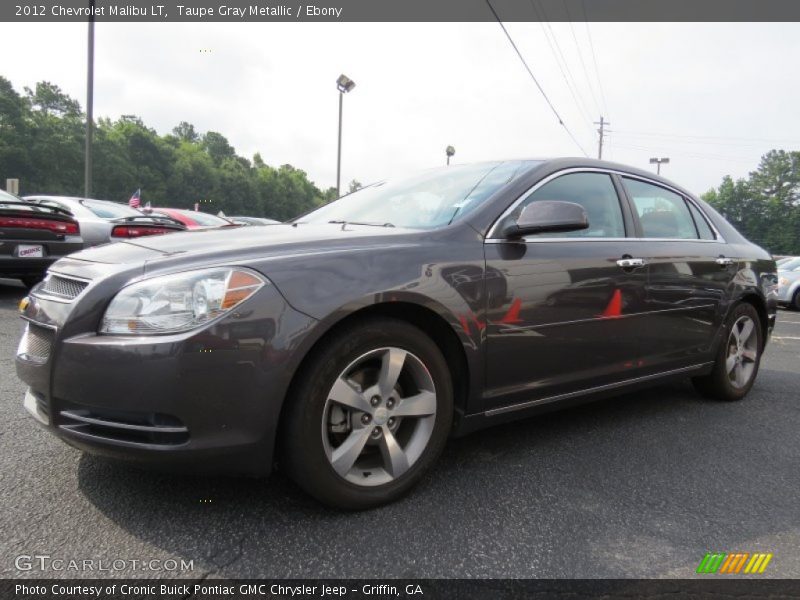 Taupe Gray Metallic / Ebony 2012 Chevrolet Malibu LT