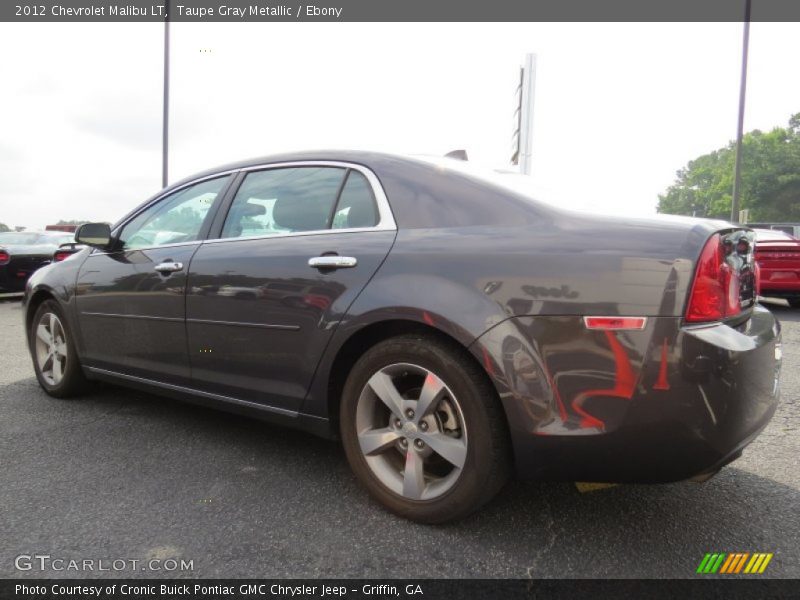 Taupe Gray Metallic / Ebony 2012 Chevrolet Malibu LT