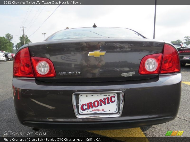 Taupe Gray Metallic / Ebony 2012 Chevrolet Malibu LT