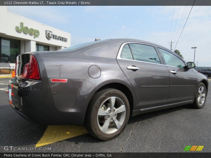 Taupe Gray Metallic / Ebony 2012 Chevrolet Malibu LT