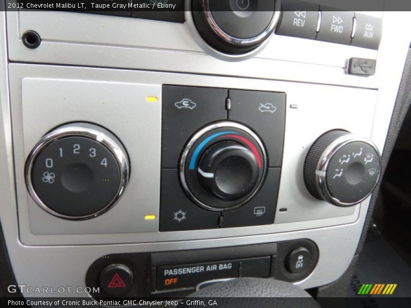 Taupe Gray Metallic / Ebony 2012 Chevrolet Malibu LT