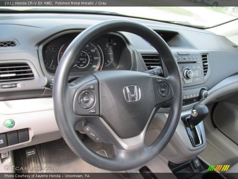 Polished Metal Metallic / Gray 2012 Honda CR-V EX 4WD