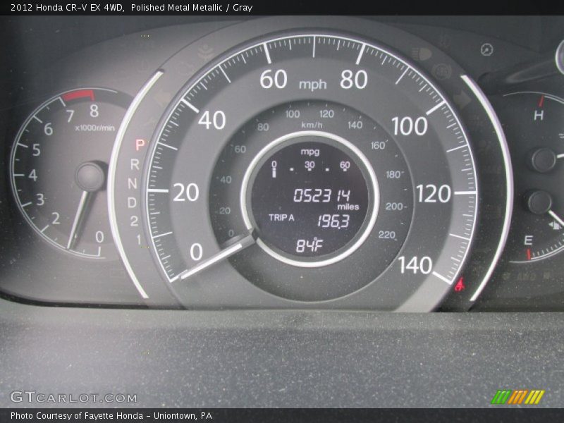 Polished Metal Metallic / Gray 2012 Honda CR-V EX 4WD