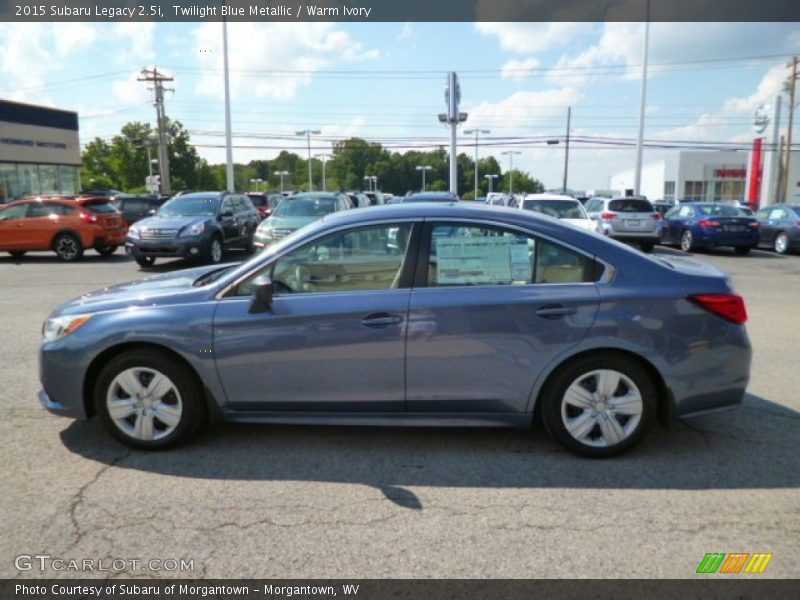 Twilight Blue Metallic / Warm Ivory 2015 Subaru Legacy 2.5i