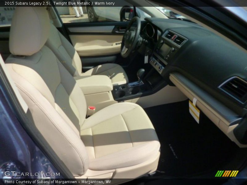 Twilight Blue Metallic / Warm Ivory 2015 Subaru Legacy 2.5i