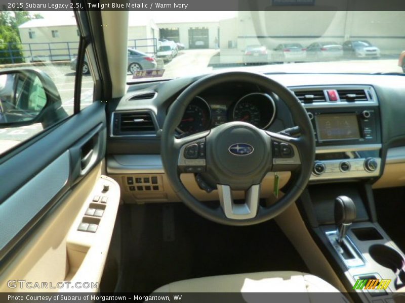 Twilight Blue Metallic / Warm Ivory 2015 Subaru Legacy 2.5i