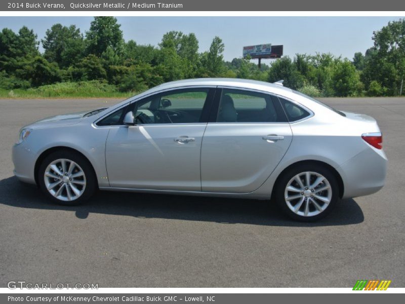 Quicksilver Metallic / Medium Titanium 2014 Buick Verano