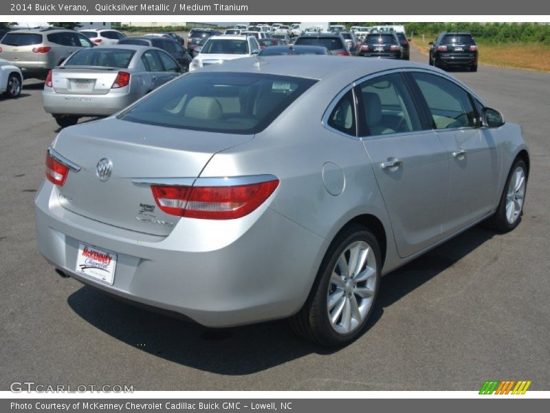 Quicksilver Metallic / Medium Titanium 2014 Buick Verano