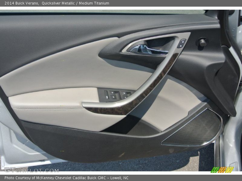 Quicksilver Metallic / Medium Titanium 2014 Buick Verano