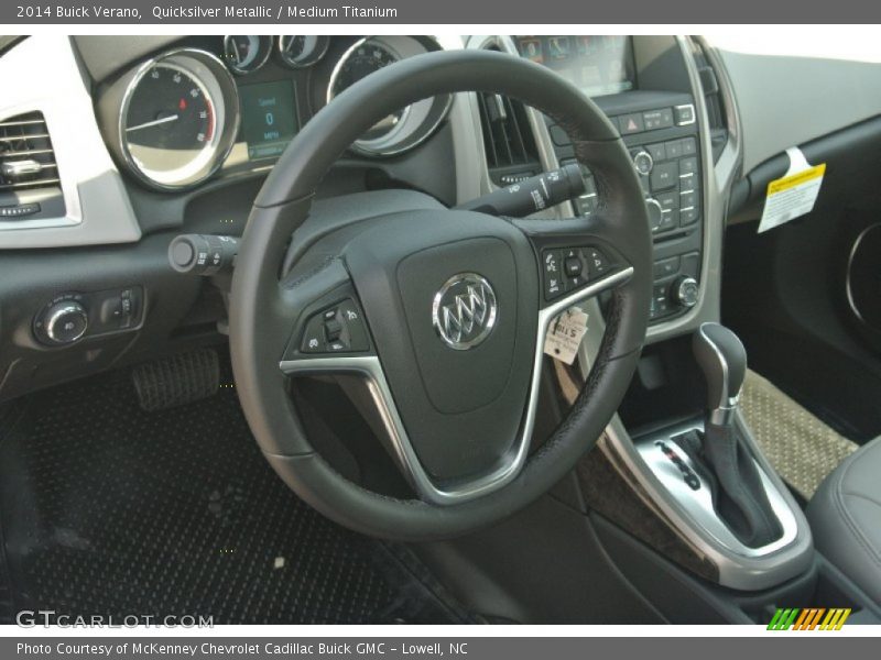 Quicksilver Metallic / Medium Titanium 2014 Buick Verano