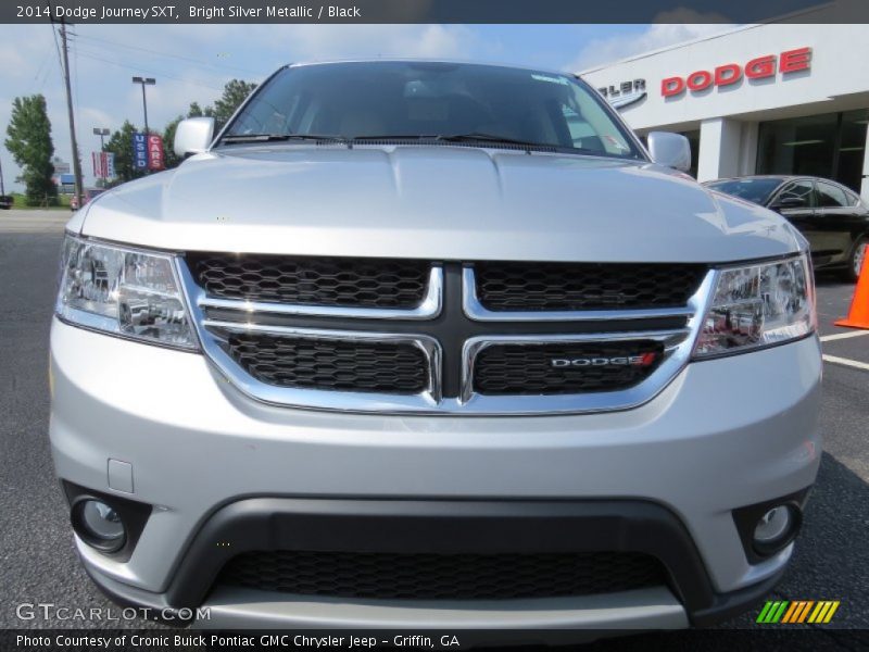 Bright Silver Metallic / Black 2014 Dodge Journey SXT