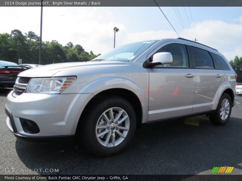Bright Silver Metallic / Black 2014 Dodge Journey SXT