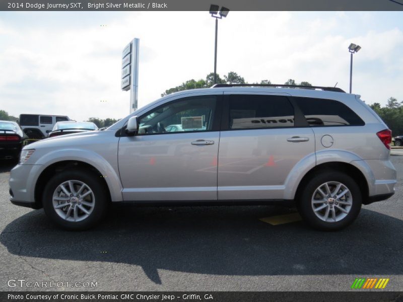 Bright Silver Metallic / Black 2014 Dodge Journey SXT