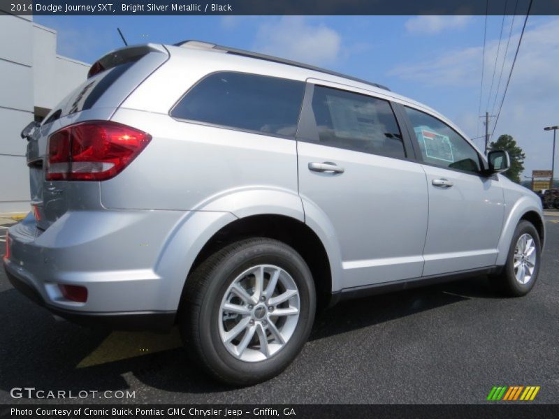 Bright Silver Metallic / Black 2014 Dodge Journey SXT