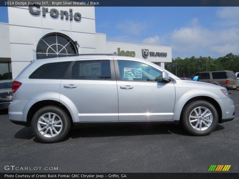 Bright Silver Metallic / Black 2014 Dodge Journey SXT