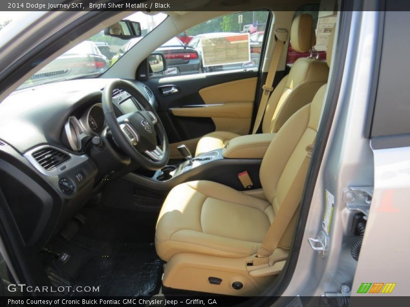 Bright Silver Metallic / Black 2014 Dodge Journey SXT