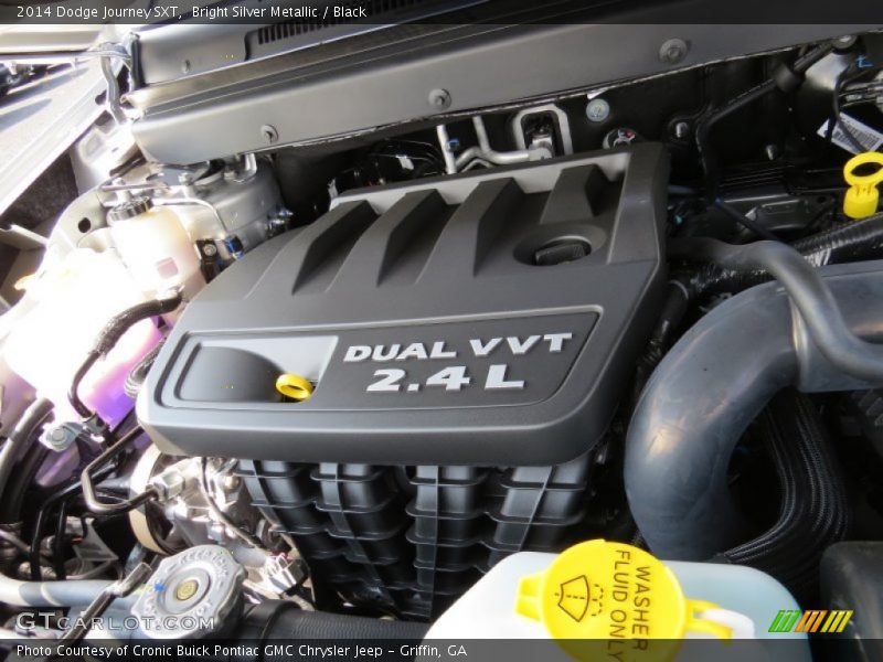 Bright Silver Metallic / Black 2014 Dodge Journey SXT