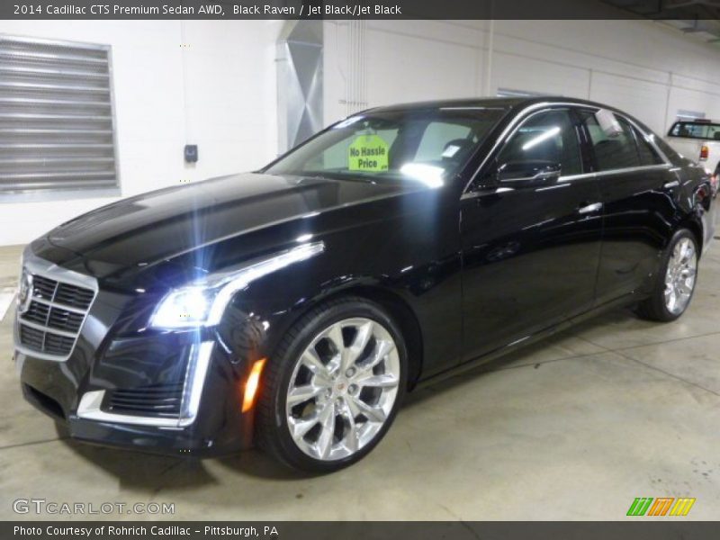 Black Raven / Jet Black/Jet Black 2014 Cadillac CTS Premium Sedan AWD