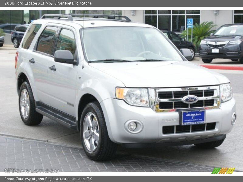 Silver Metallic / Stone 2008 Ford Escape XLT V6