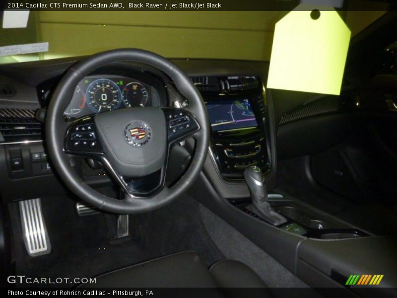 Black Raven / Jet Black/Jet Black 2014 Cadillac CTS Premium Sedan AWD