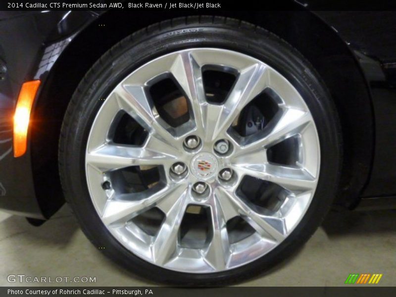 Black Raven / Jet Black/Jet Black 2014 Cadillac CTS Premium Sedan AWD